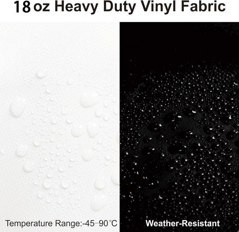 SHADEPLUS RV Awning Fabric Replacement - Universal Slide Topper for 5th Wheel RVs, Travel Trailers and Motorhomes (49" x 200", Black Fabric) - Image 4